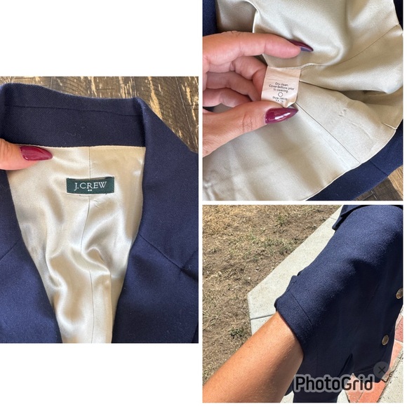 💫 J.Crew Navy Structured Blazer – Size 6 (Based on Measurements) - Picture 16 of 17